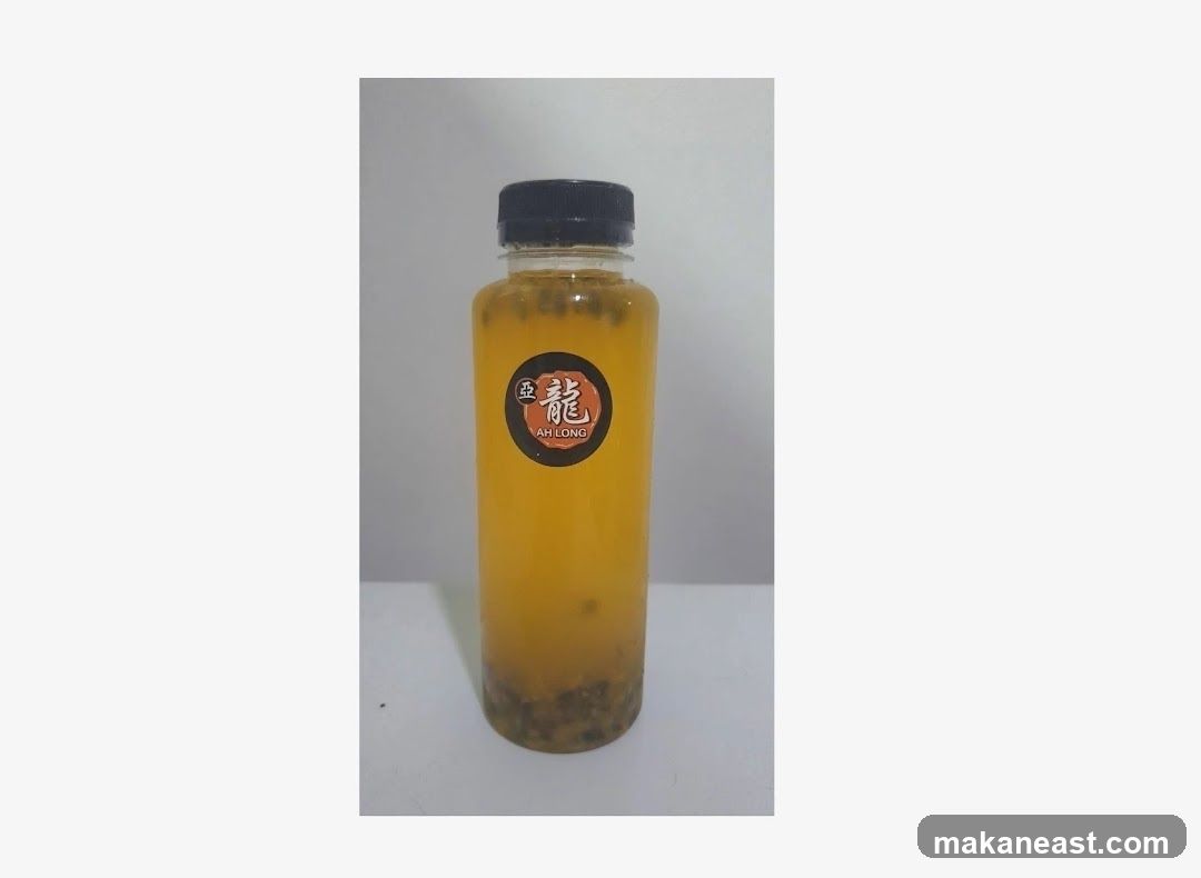 Bottle of Passion Fruit Drink