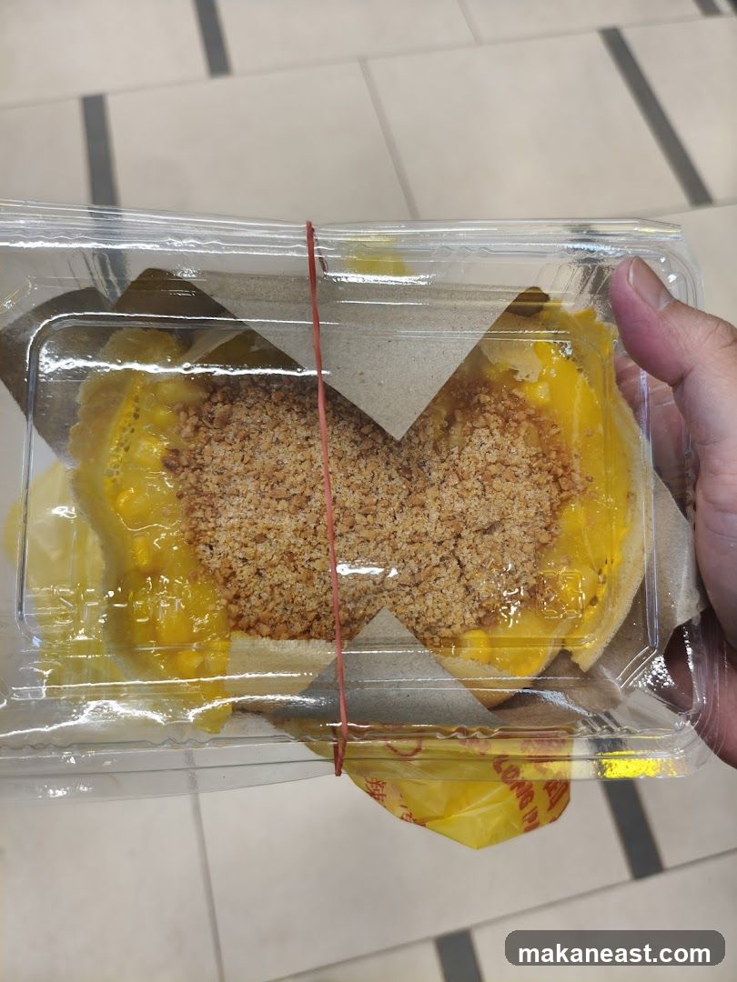 Dessert in a plastic container