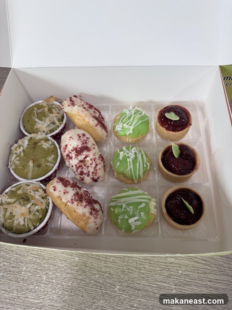 Assorted Pastries in a Box