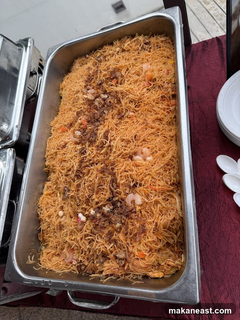 Buffet Tray of Noodles