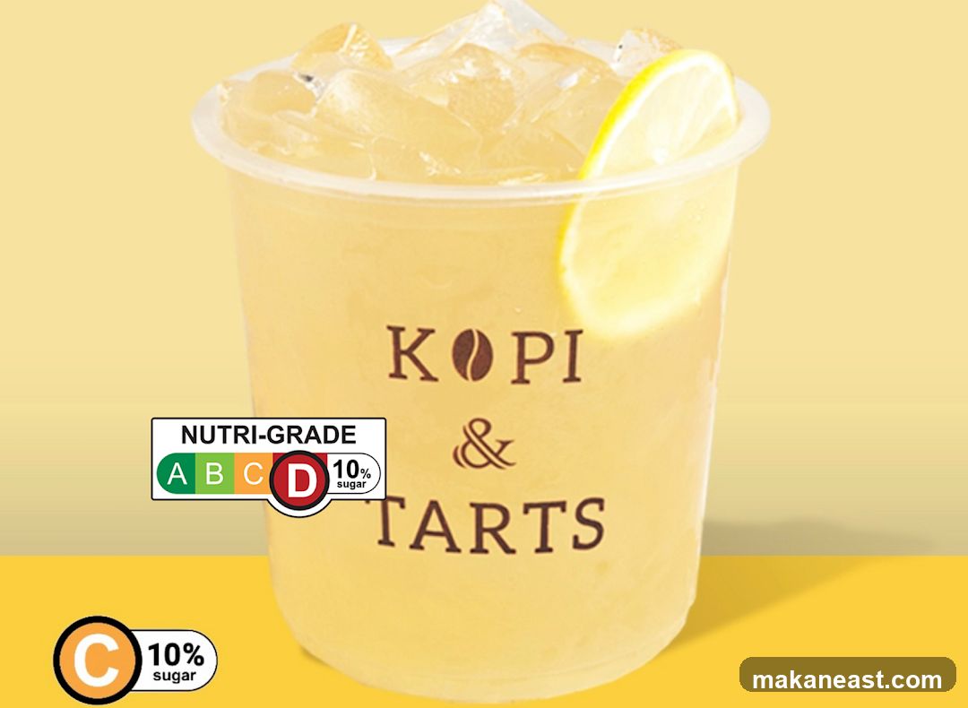 Lemon Drink with Nutri-Grade Label