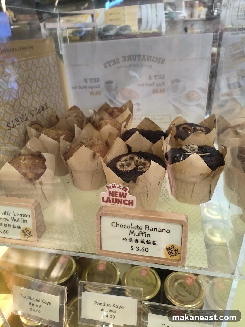 Muffins and Kaya Jars