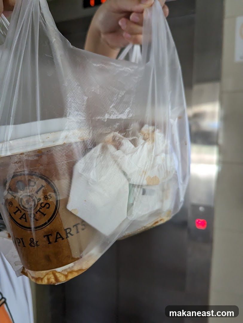 Takeout Bag with Food