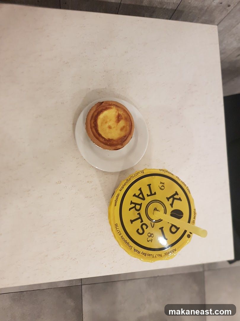 Egg Tart and Drink Lid