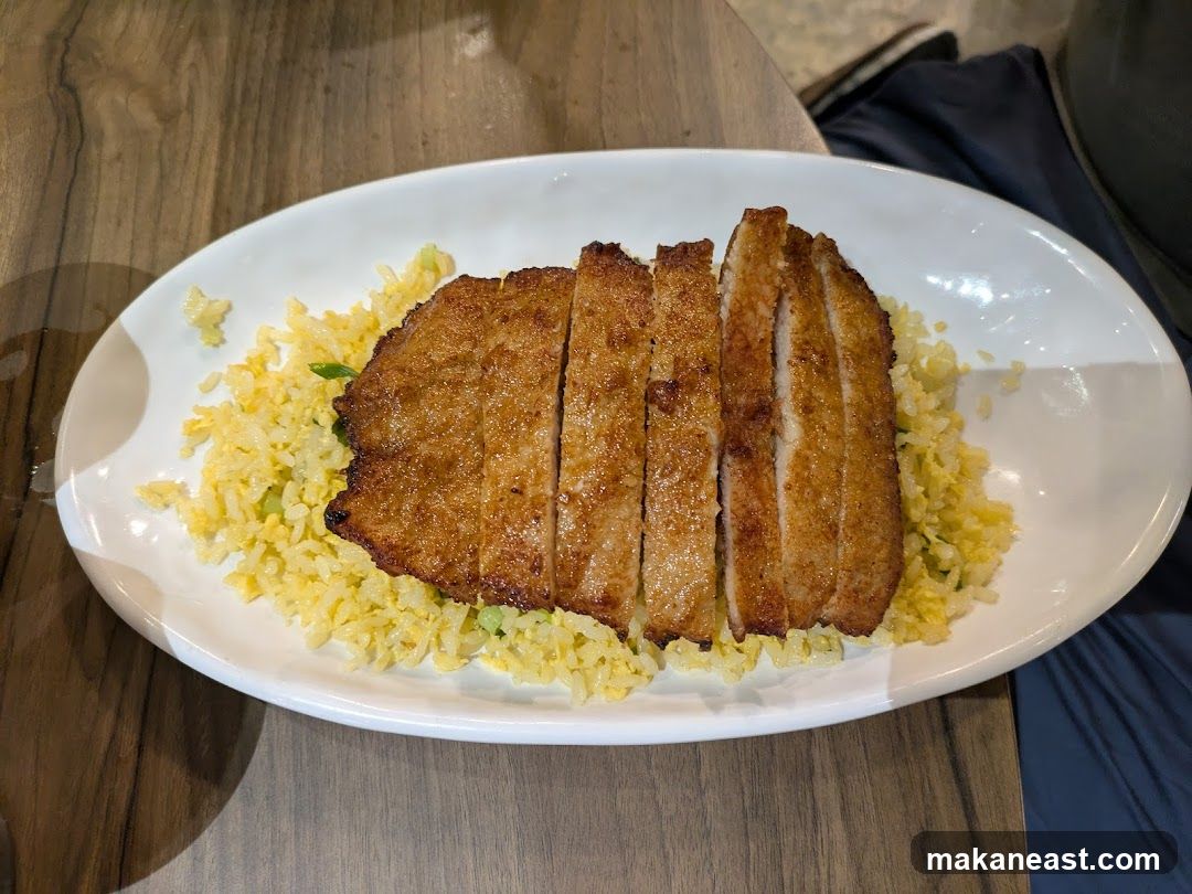 Pork Chop with Fried Rice