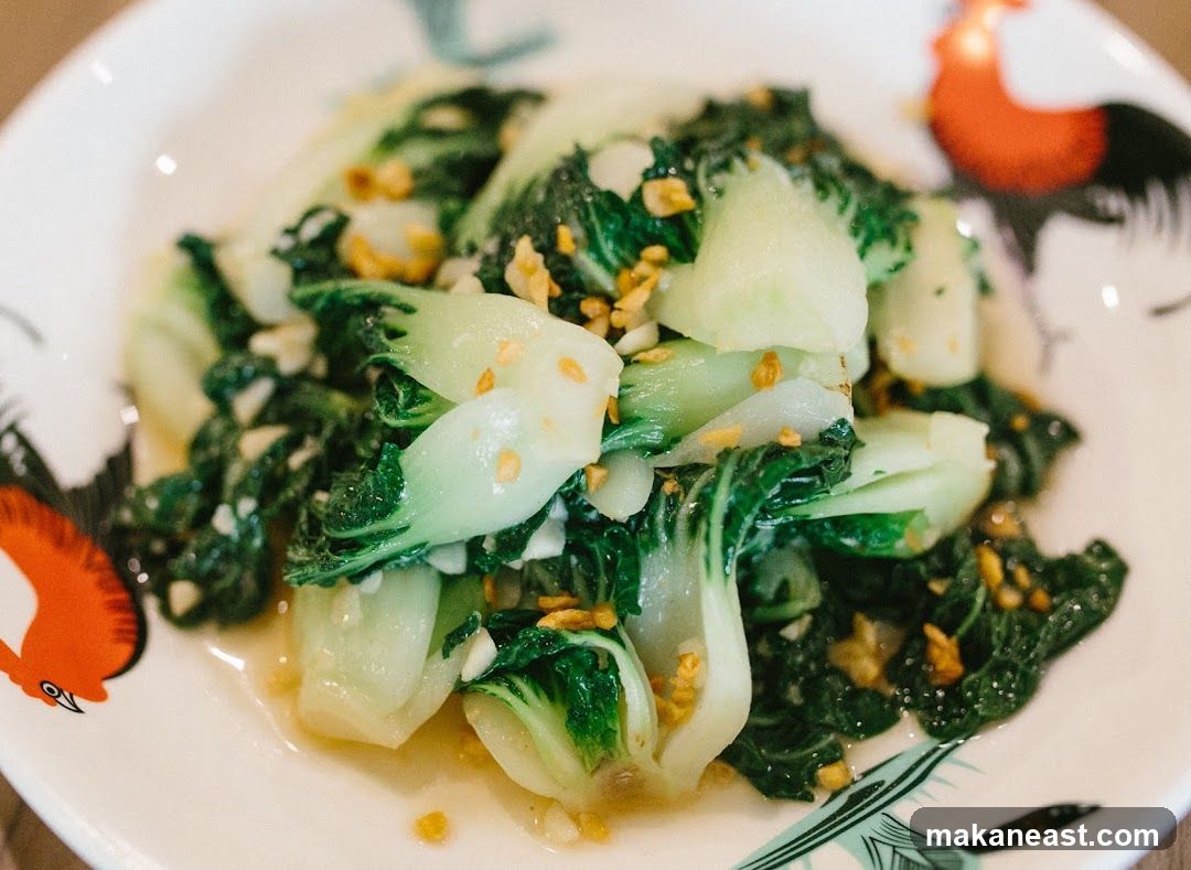 Stir-fried Bok Choy with Garlic
