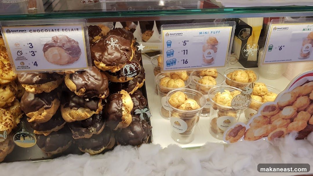 Beard Papa's Menu