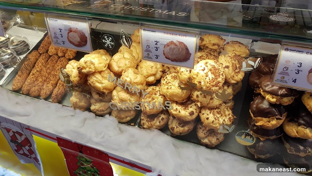 Christmas pastries display