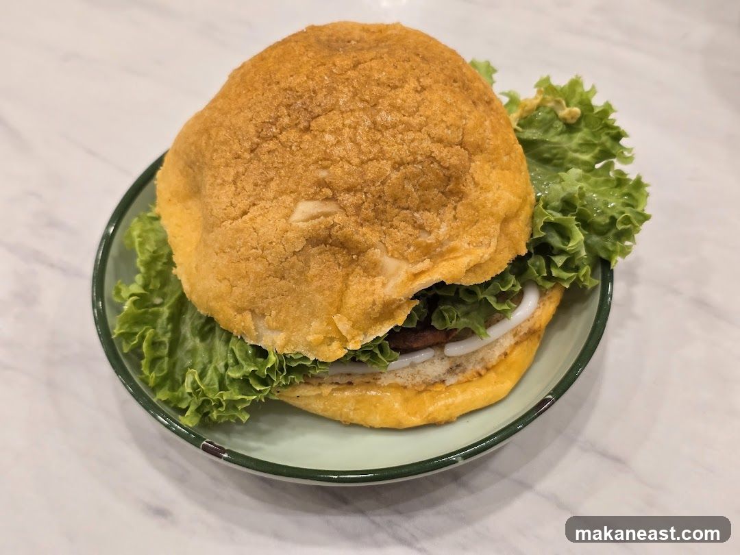 Burger on a Plate