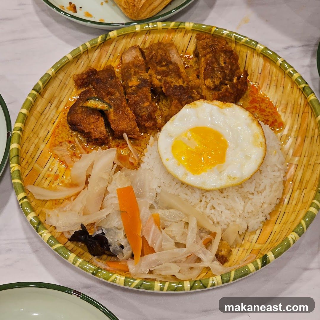 Fried Pork Chop Rice with Fried Egg