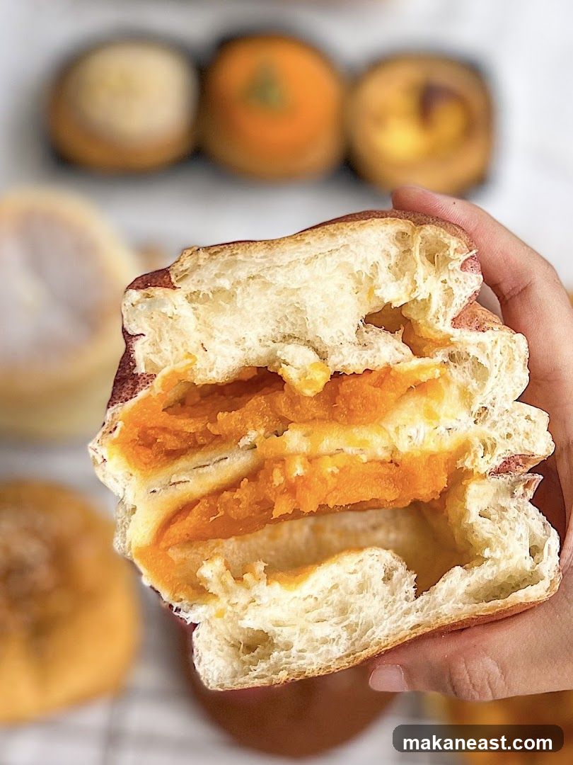 Pumpkin Filled Bread
