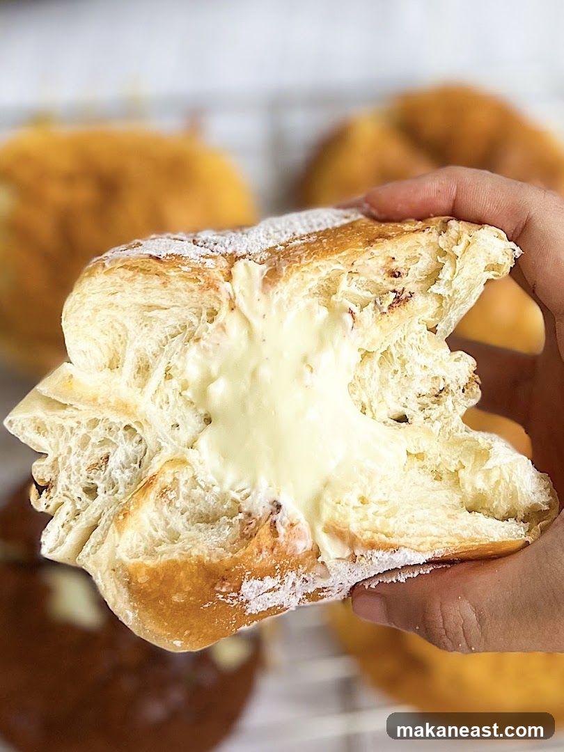 Cream-filled pastry