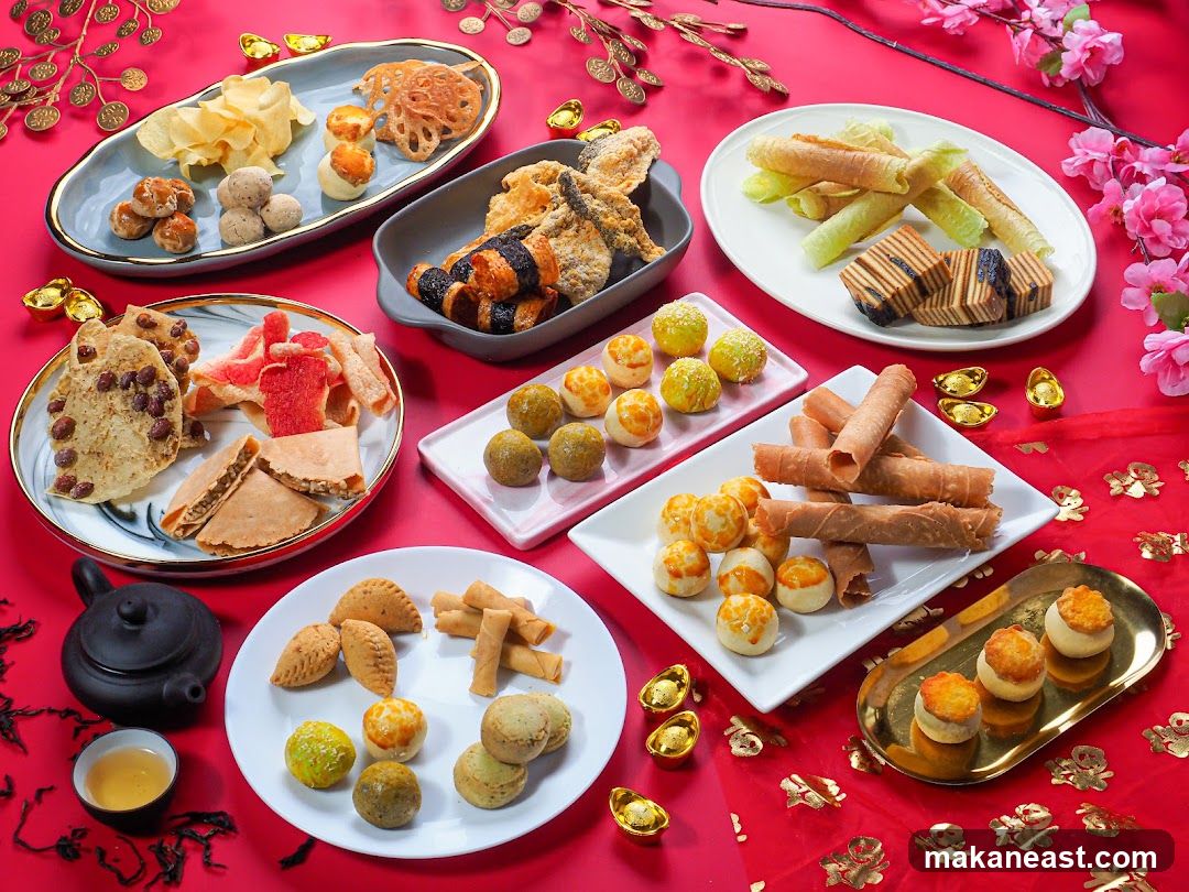 Assortment of Chinese New Year Snacks