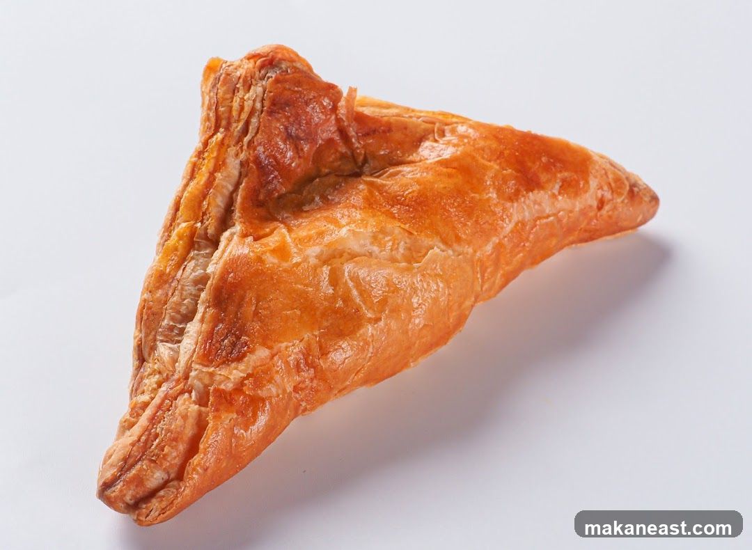 Golden Puff Pastry Triangle