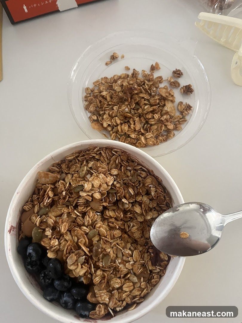Granola Bowl with Blueberries