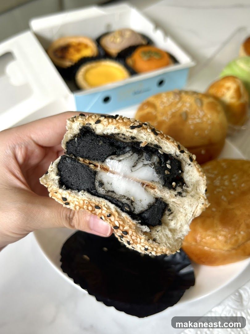 Black Sesame Filled Bun