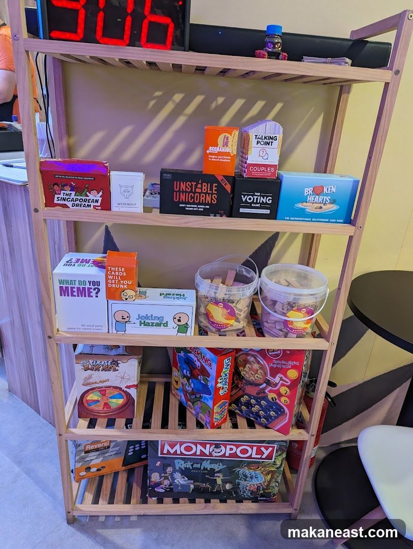 Shelf of Board Games