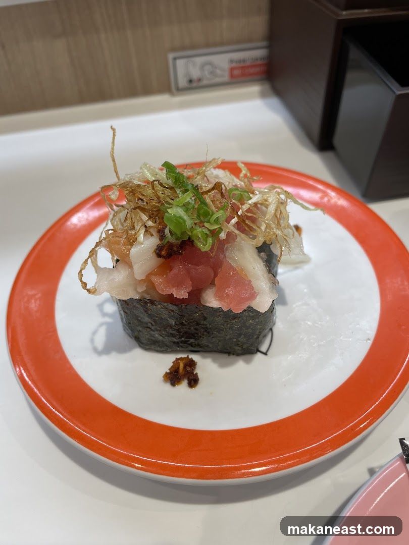 Sushi Roll with Toppings