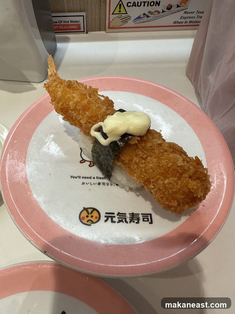 Fried Shrimp Sushi