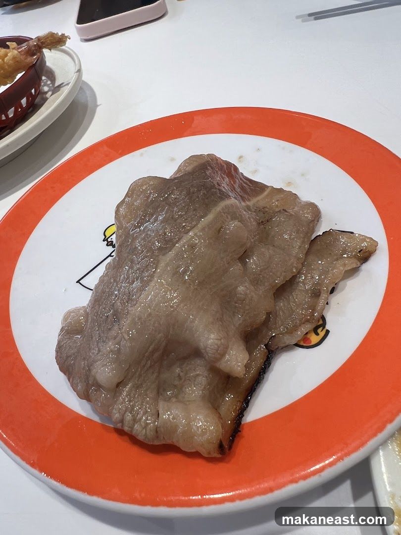 Cooked Meat Slices on a Plate
