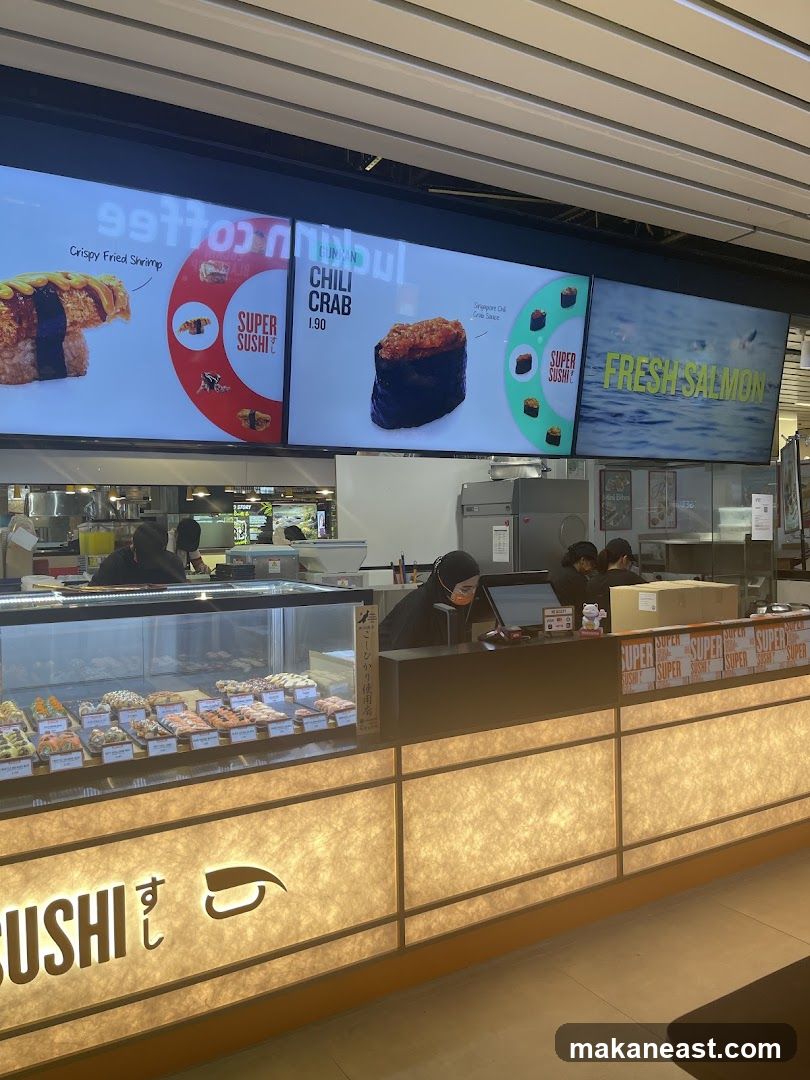 Sushi Menu