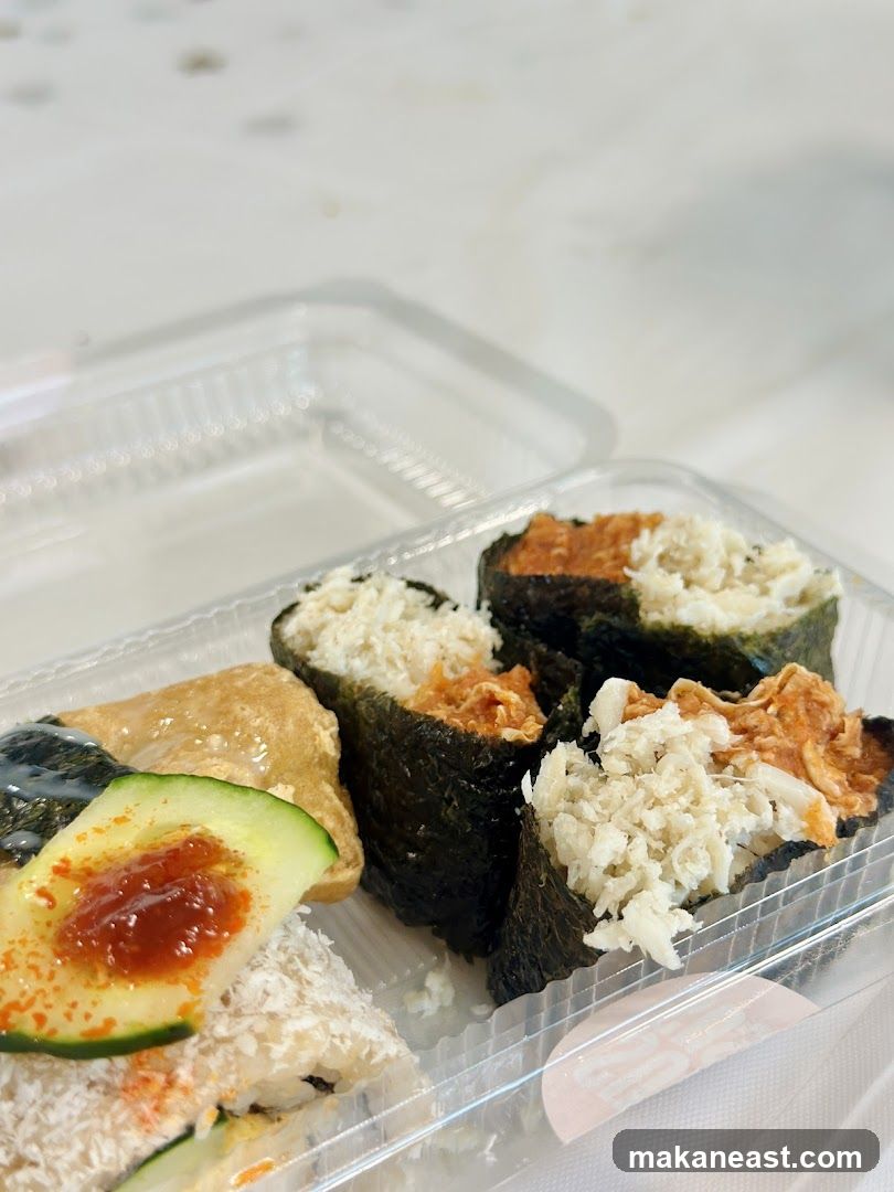 Sushi in a Takeout Container