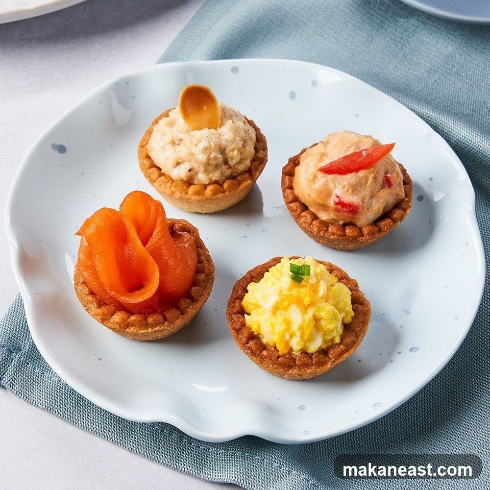 Four Savory Tartlets