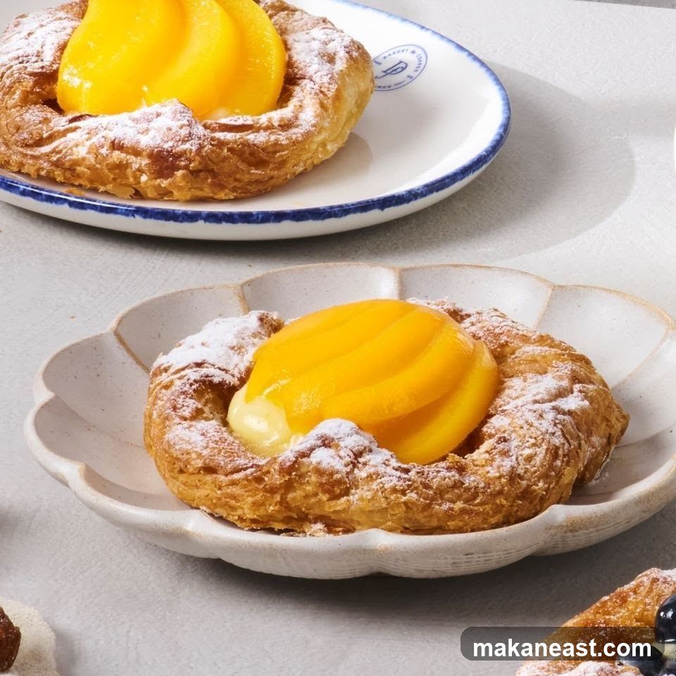 Peach Danish Pastries