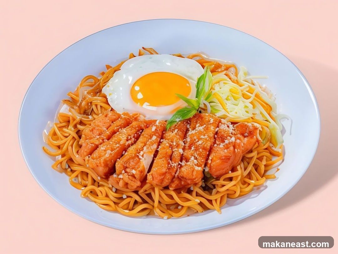 Noodles with Chicken and Egg
