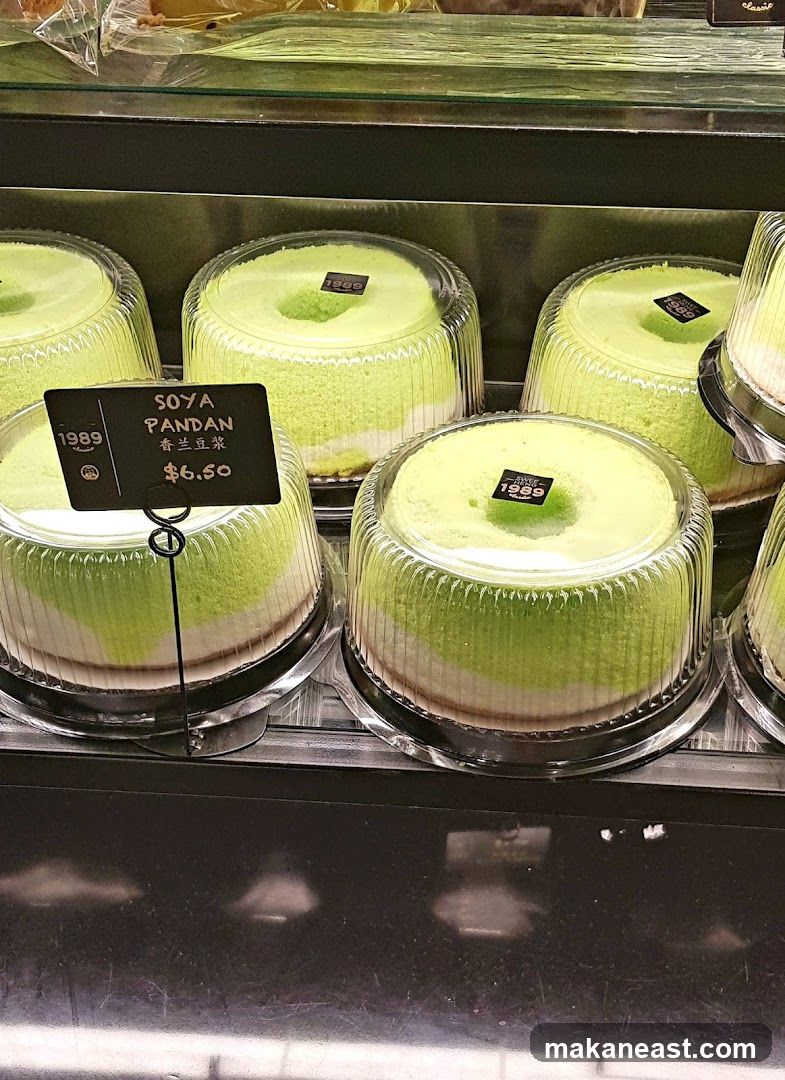 Soya Pandan Cake