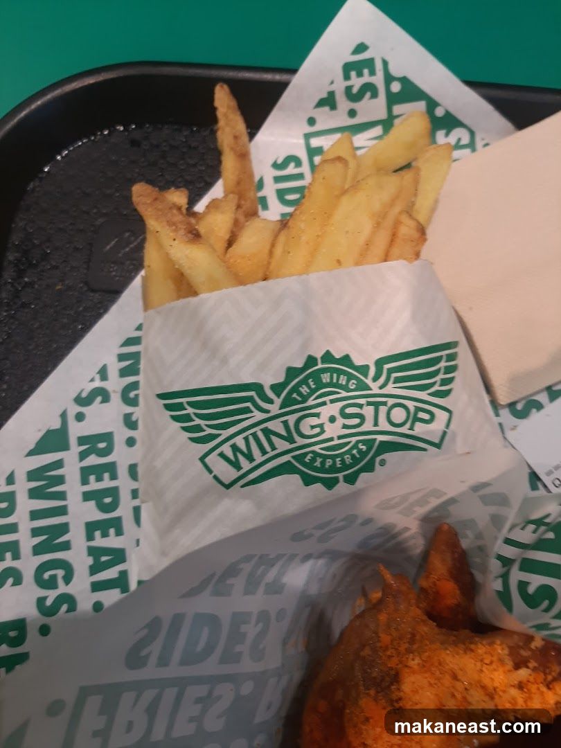 French Fries and Chicken Wing