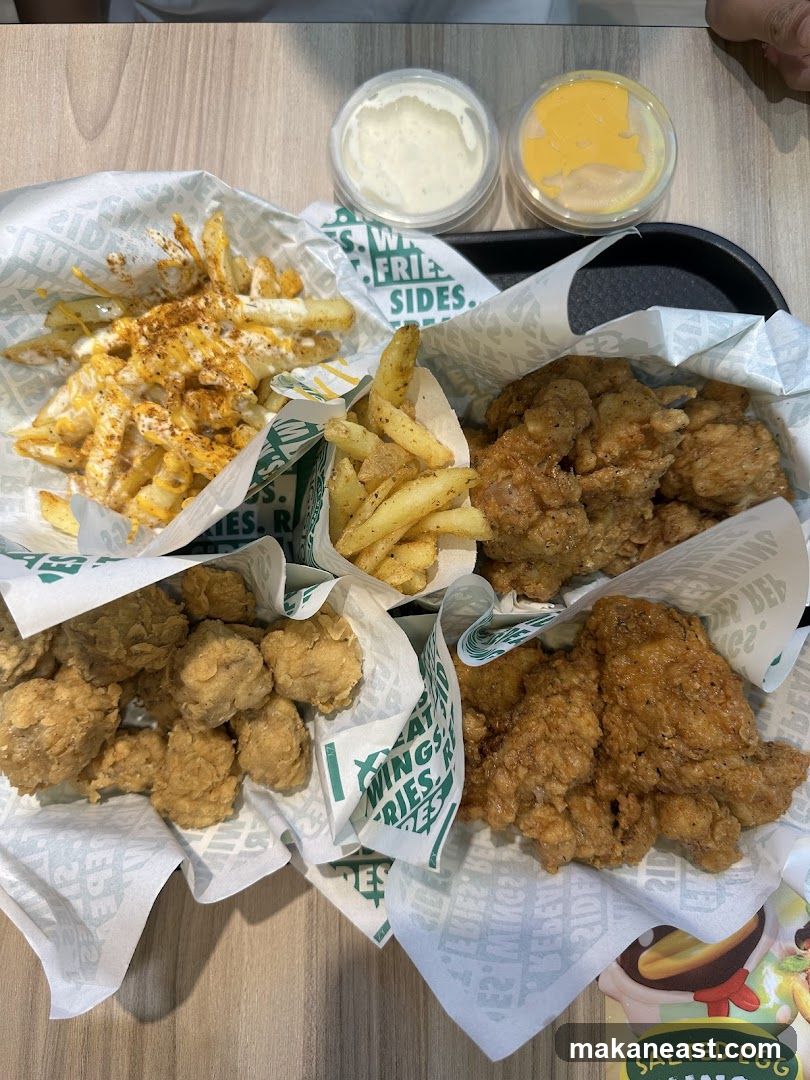 Fried Chicken and Fries