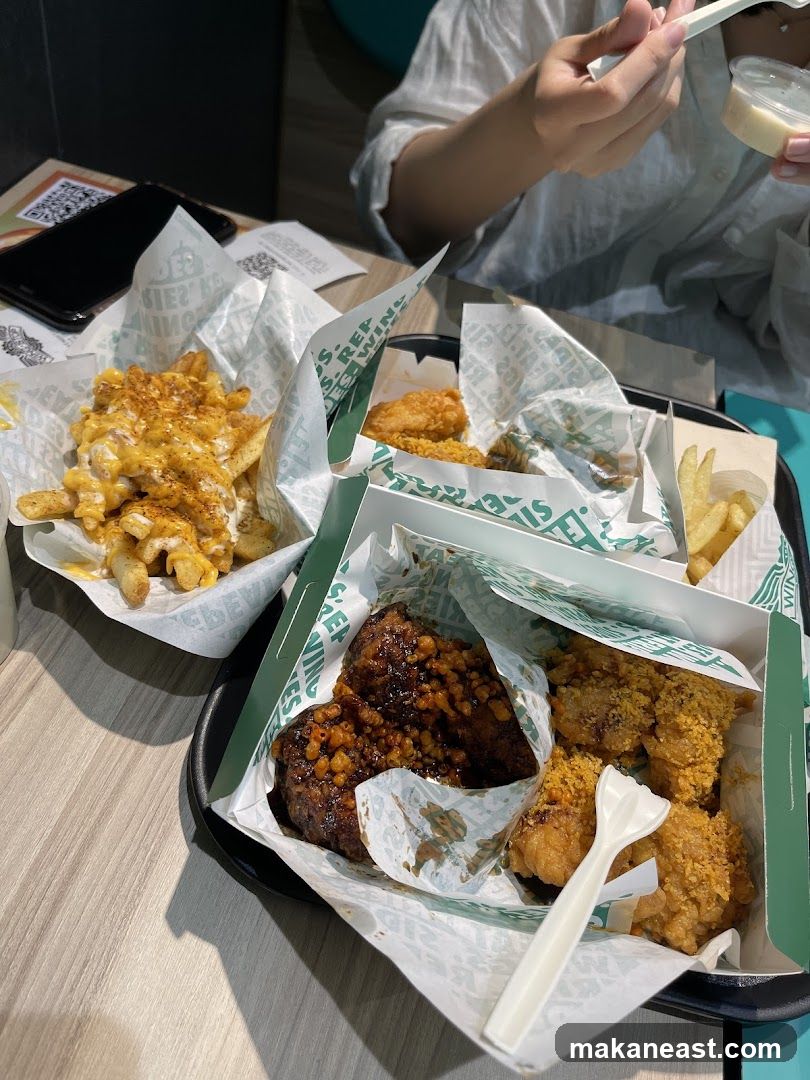 Chicken Wings and Fries