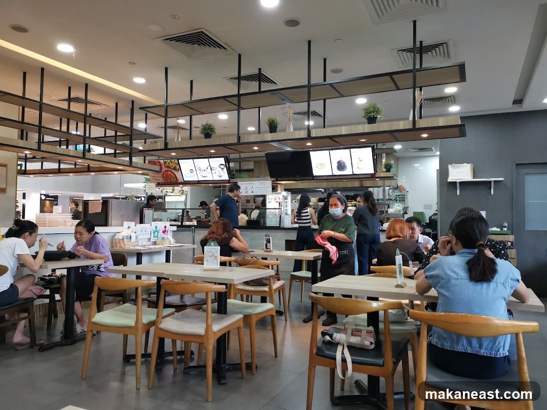 Restaurant Interior with Diners