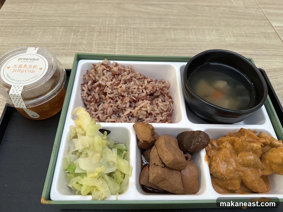 Meal Tray with Jelly Cup