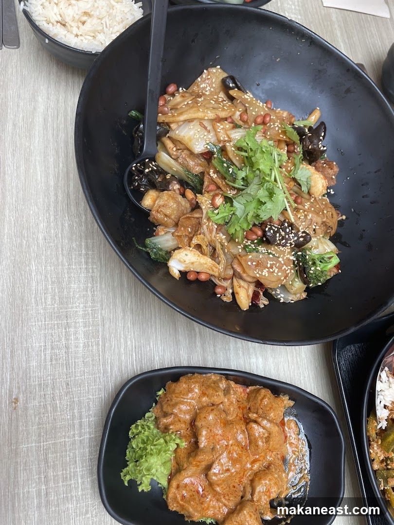 Spicy Stir-fry and Curry Dish