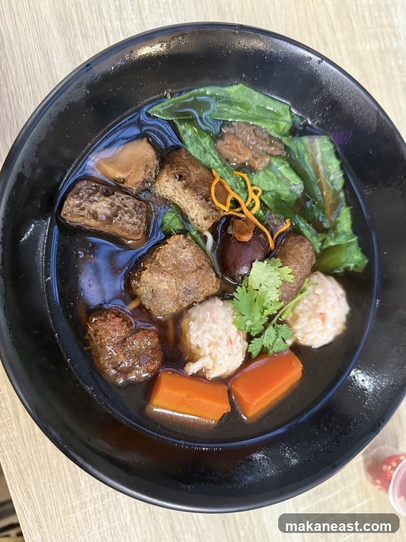 Noodle Soup with Various Toppings