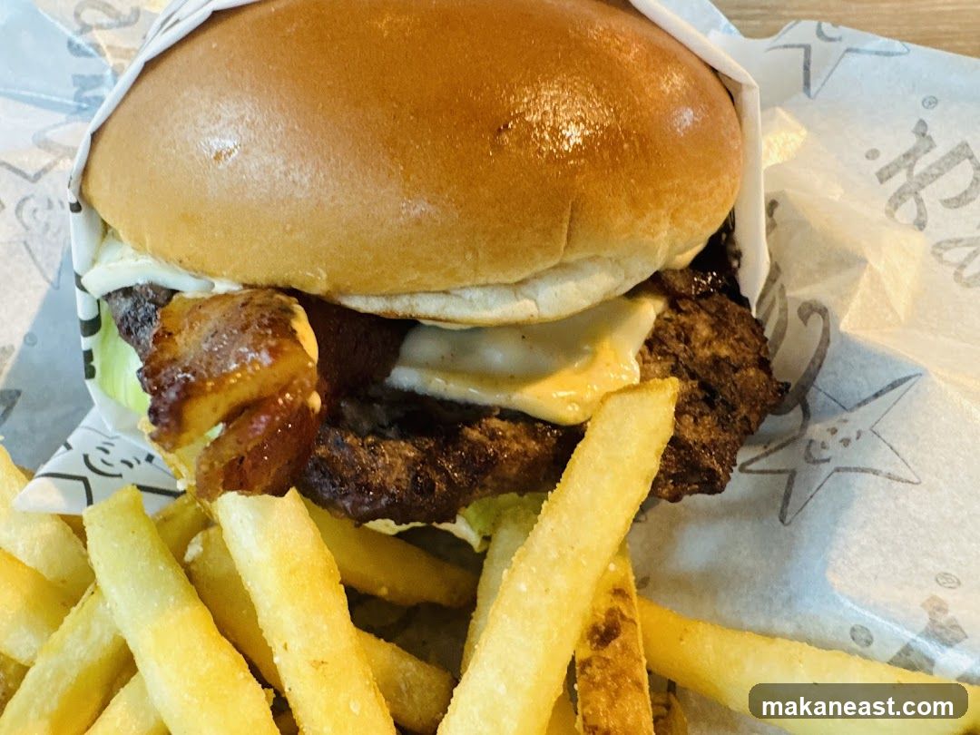 Burger and Fries