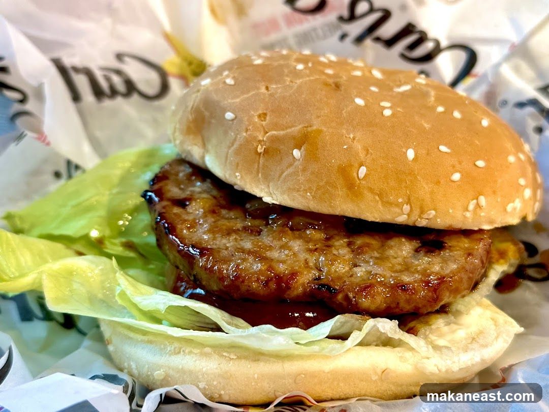 Burger with Lettuce and Sauce