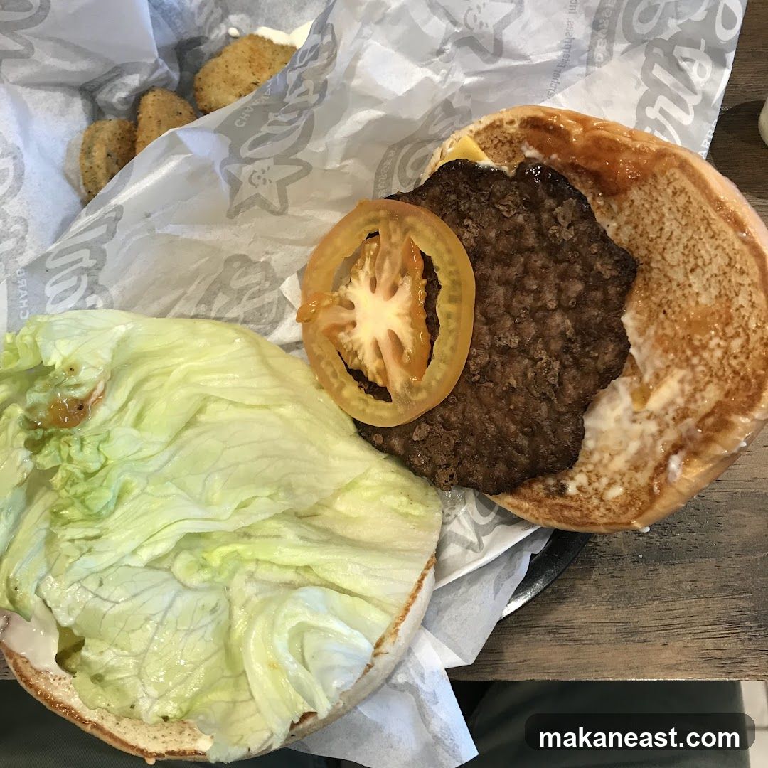 Burger and Fries
