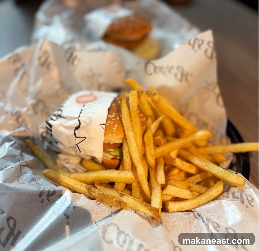 Burger and Fries