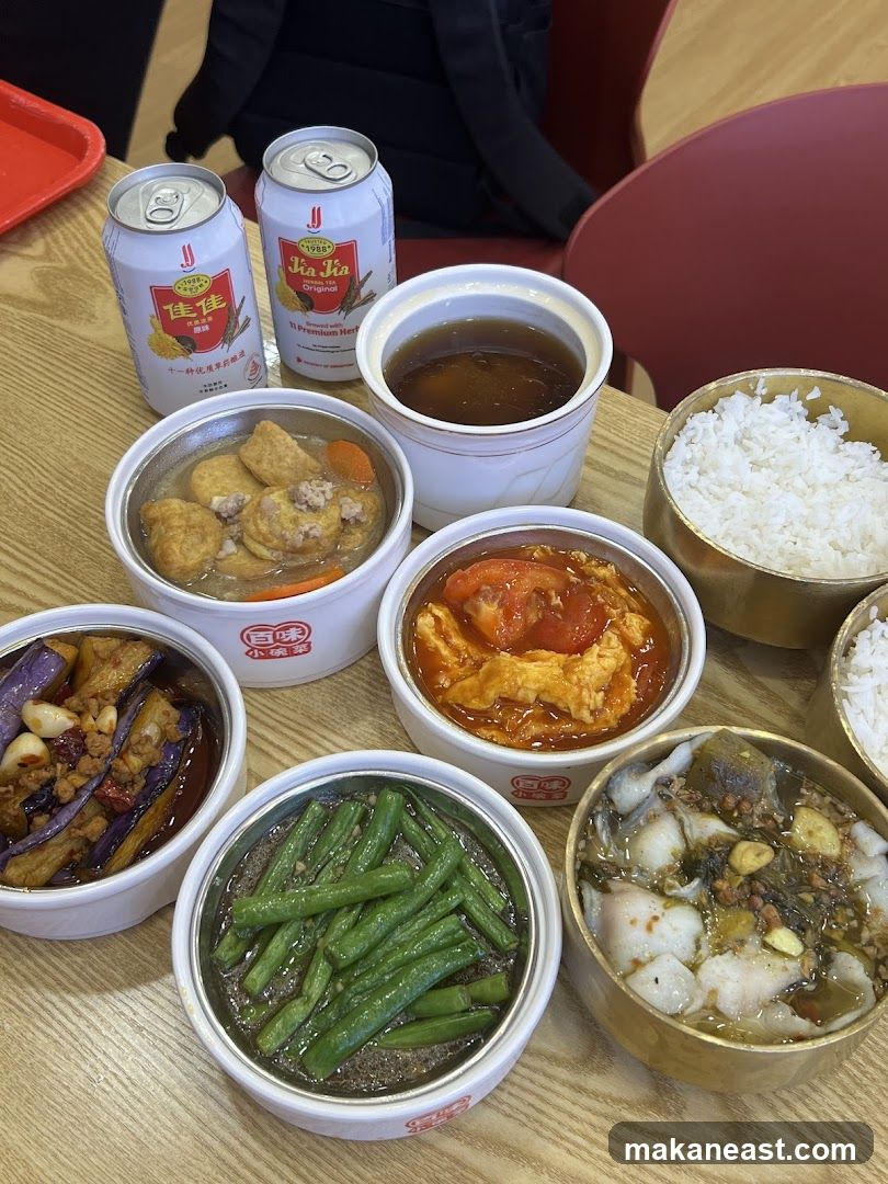 Meal with Canned Drinks