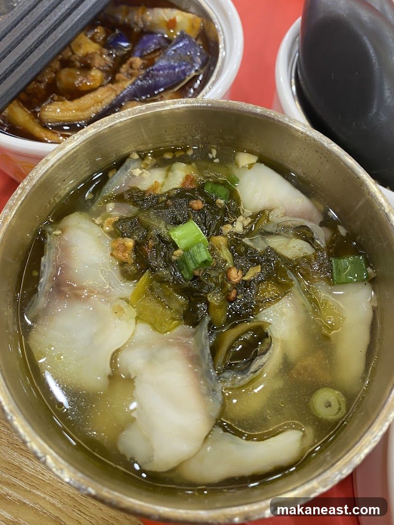 Fish Soup with Pickled Greens