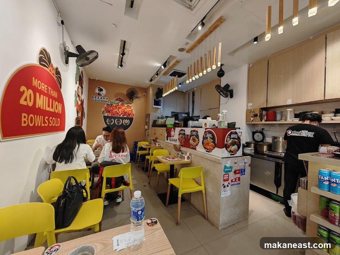 Restaurant Interior with Customers