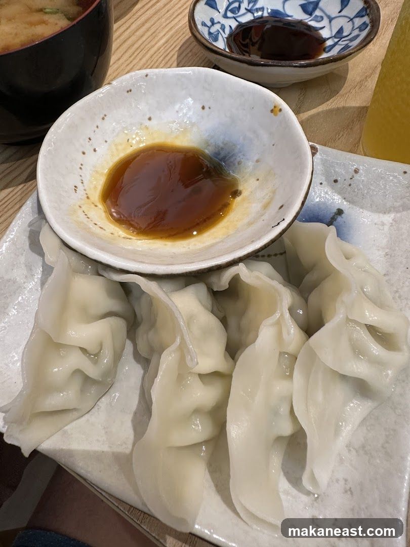 Dumplings with Dipping Sauce