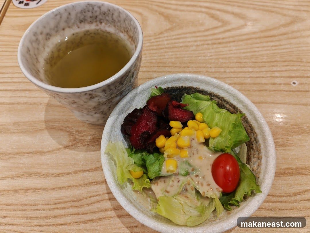 Salad and Drink