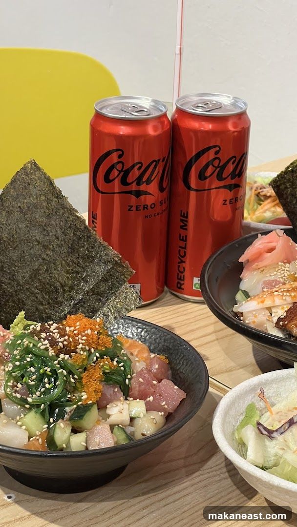 Poke Bowls and Coca-Cola