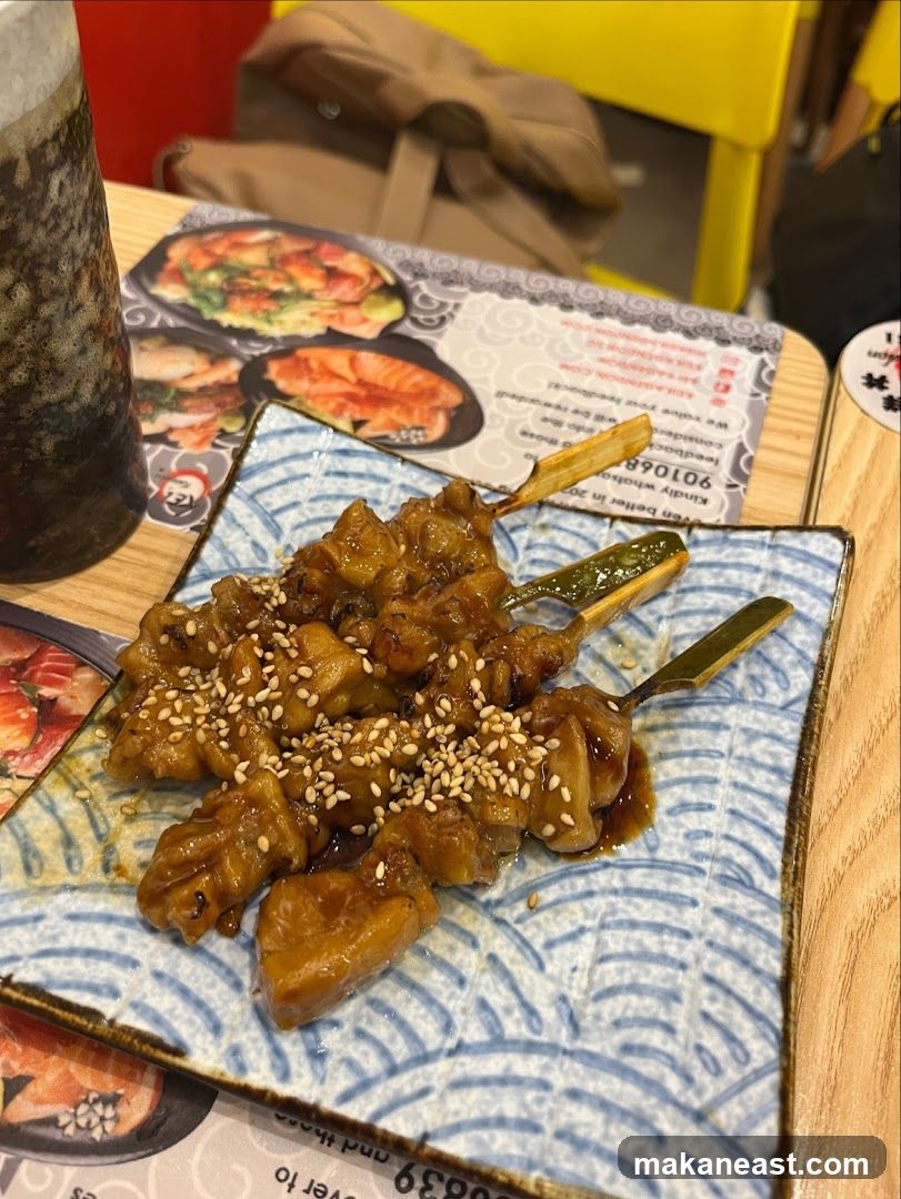 Skewers with Sesame Seeds