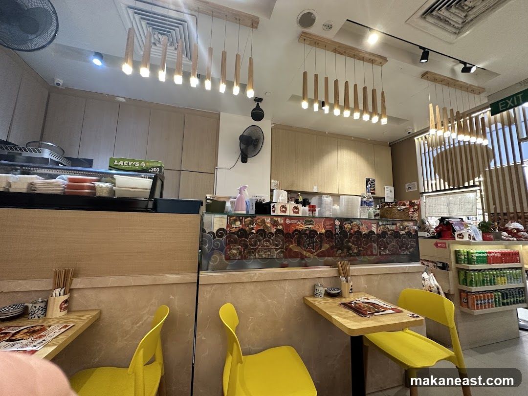Restaurant Interior with Yellow Chairs