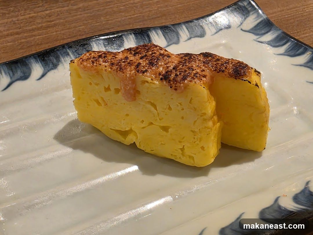 Tamagoyaki on a Plate